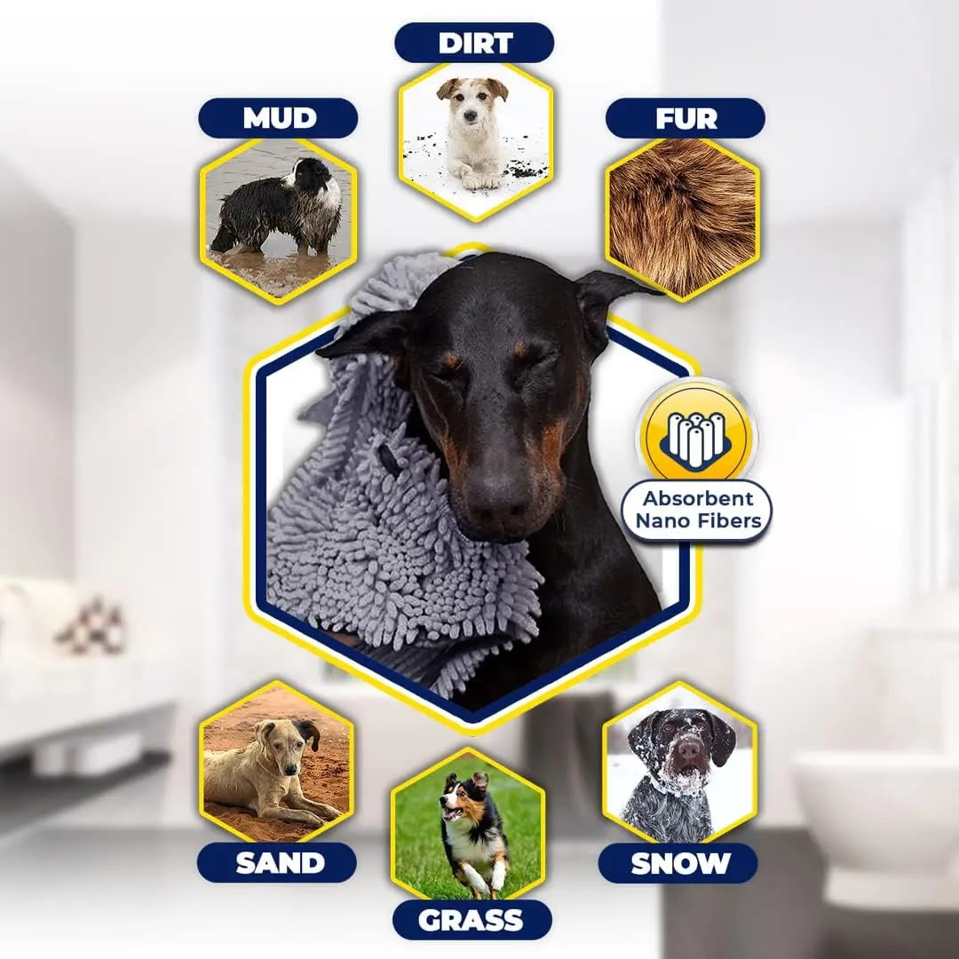 Heeipaw Muddy Mat Doggy Dryer Shammy Towel - image 2