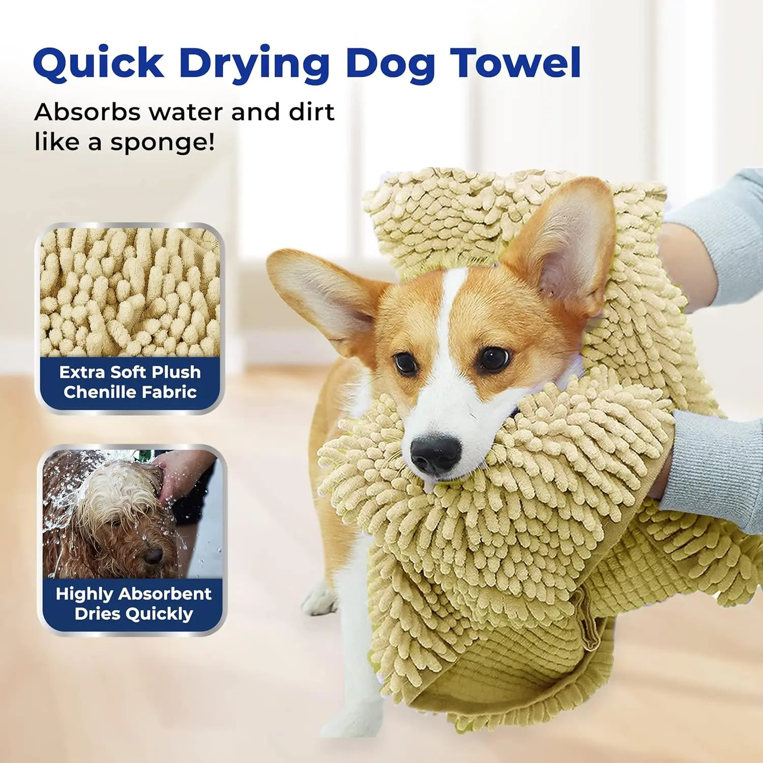 Heeipaw Muddy Mat Doggy Dryer Shammy Towel - image 3