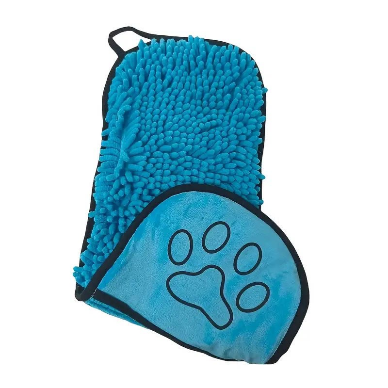 Heeipaw Muddy Mat Doggy Dryer Shammy Towel - Blue - image 9
