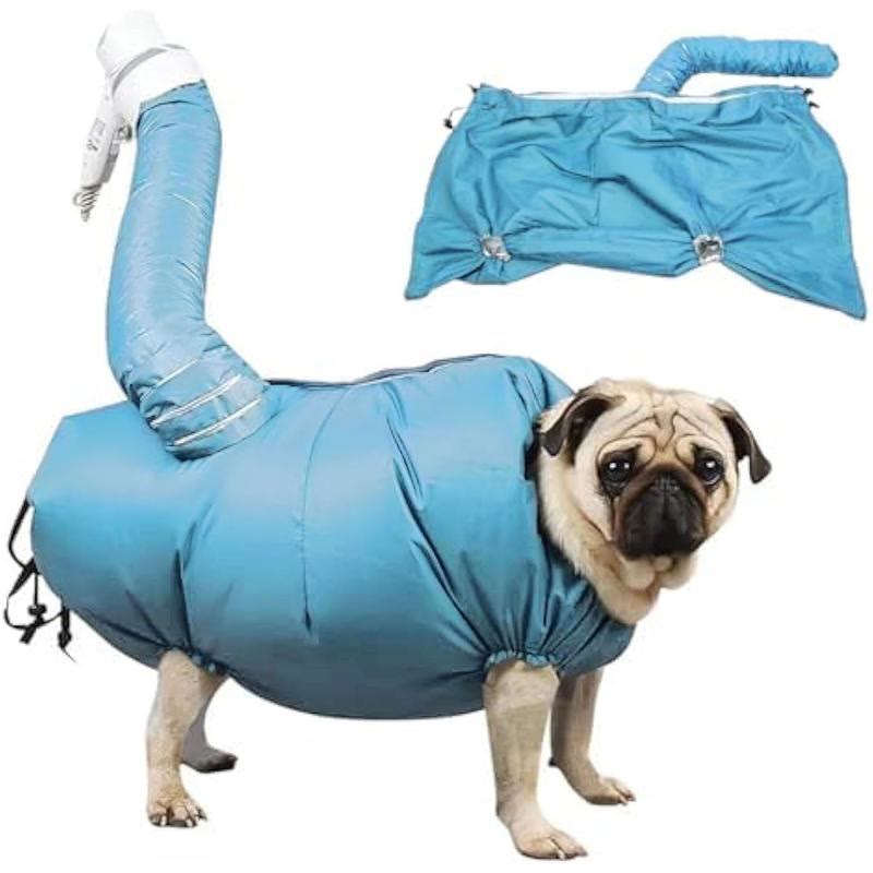 Heeipaw Multi-Size Dog Drying Bag - 360° Air Circulation Grooming Suit for Small, Medium & Large Dogs and Cats, Pet Blow Drying  - Blue - XL - image 2