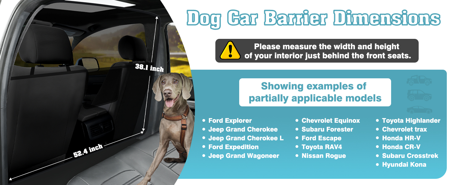 Dog Car Barrier