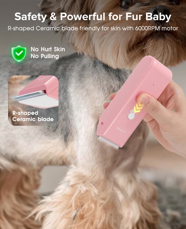 Heeipaw Professional Pet Grooming Clipper, Low Noise Waterproof Dog & Cat Hair Trimmer, Electric Shaver for Home Grooming - image 3