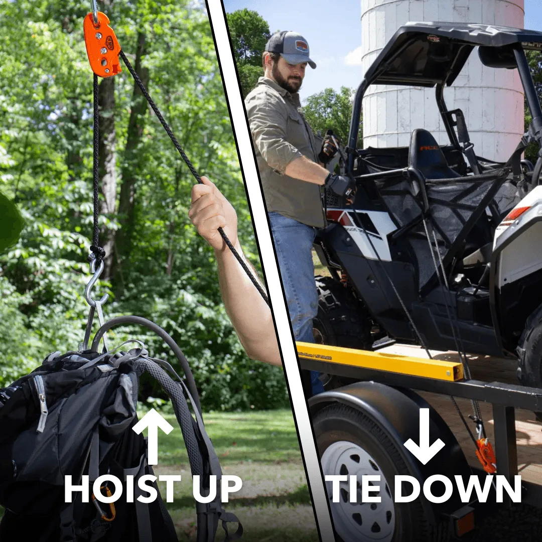 Tie Boss Hoist Up and Tie Down Applications