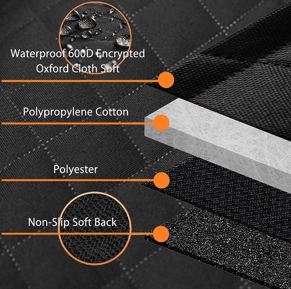 Heeipaw Waterproof Dog Car Seat Cover – Premium Back Seat Protector for Dogs, Scratch Resistant Pet Travel Mat for Cars & SUVs - image 12