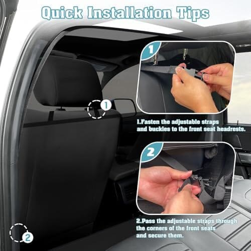 Heeipaw Pet Car Safety Barrier Mesh for Dogs - image 5