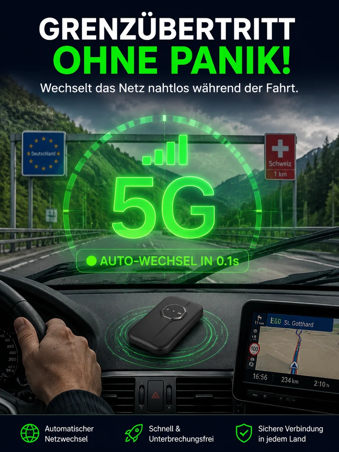 Portable wireless device feature overview
