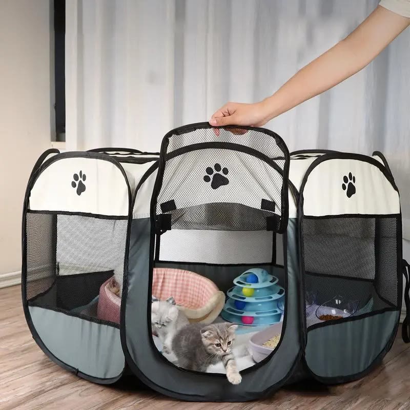 Heeipaw Dog Cat Playpen, Puppy Pet Playpen Indoor for Small Dogs Tent Crates Cage Outdoor - image 5
