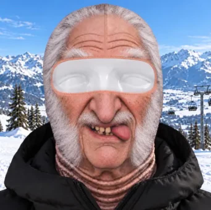 Funny Face Ski Lovers - Personalized Ski Mask - D - image 7