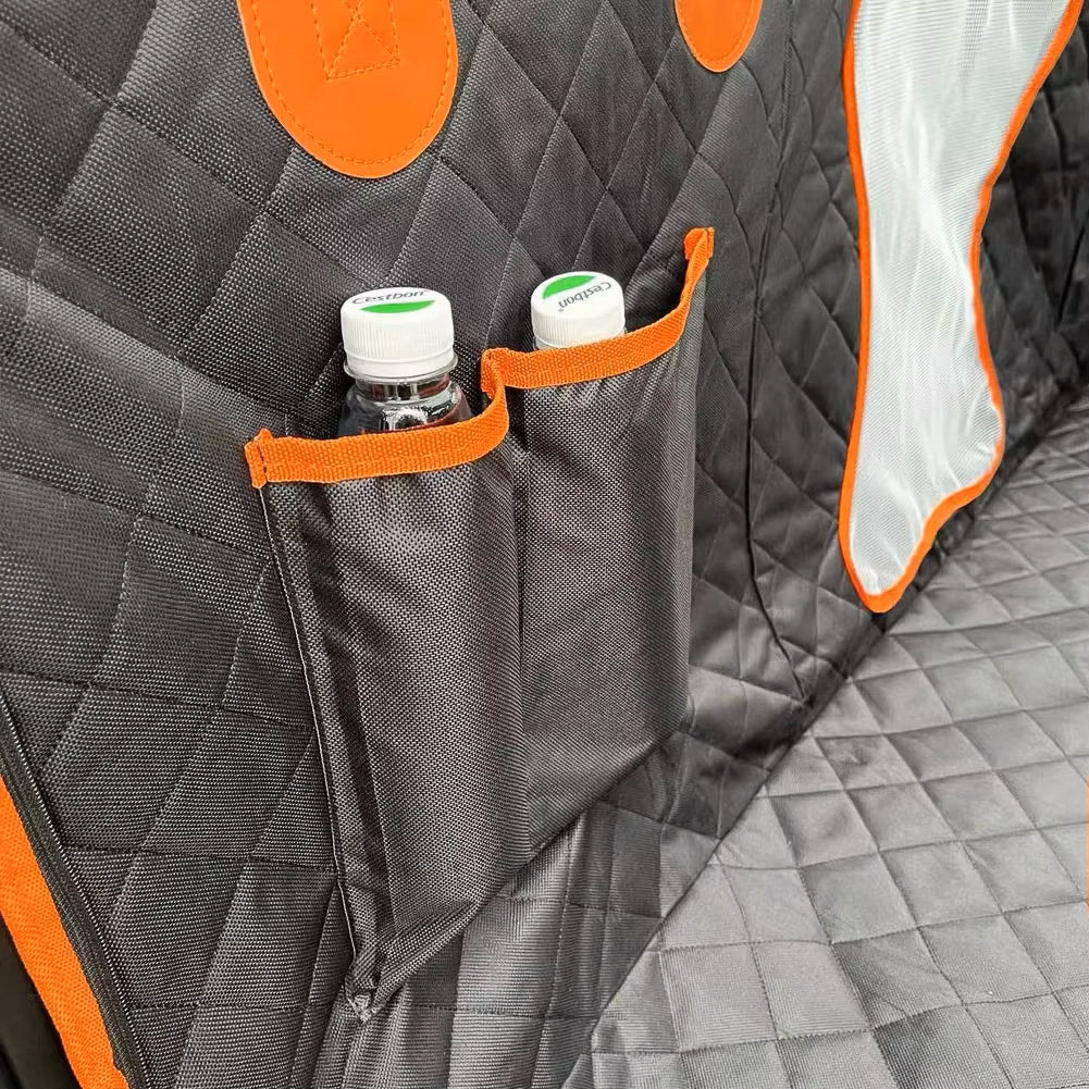 Heeipaw Waterproof Dog Car Seat Cover – Premium Back Seat Protector for Dogs, Scratch Resistant Pet Travel Mat for Cars & SUVs - image 6