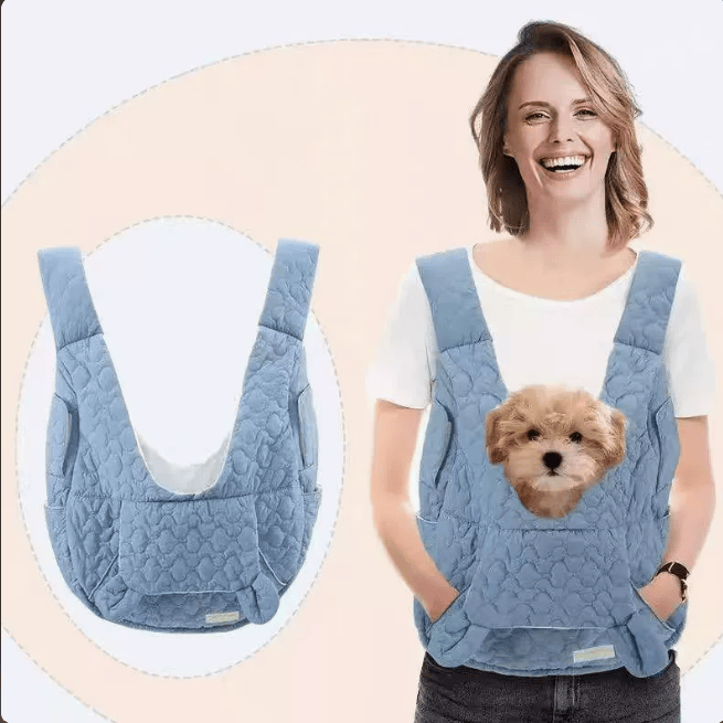 Heeipaw Soft Breathable Pet Backpack Carrier, Comfortable Travel Bag For Cats And Dogs, Portable Outdoor Pet Carrier Backpack - Royal Blue - image 3