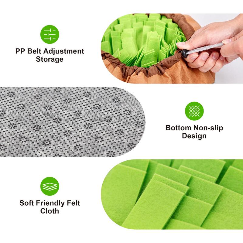 Heeipaw Dog Snuffle Mat – Interactive Nose Work Feeding Mat for Mental Stimulation, Slow Feeding & Boredom Relief - image 4