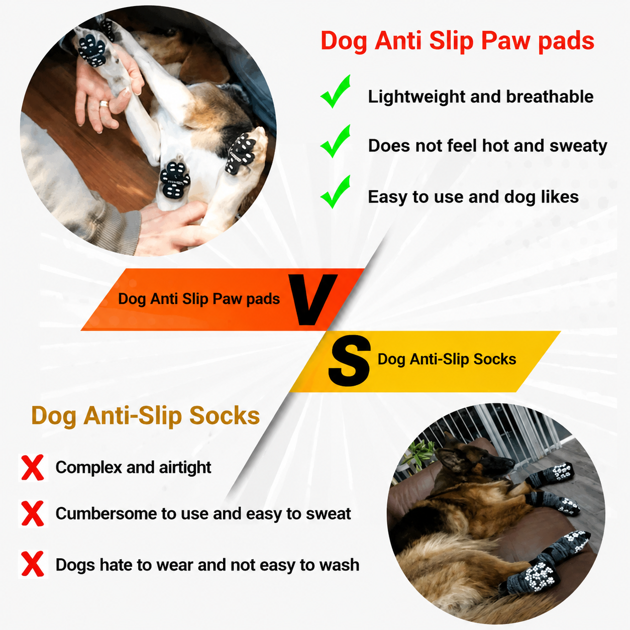 Heeipaw Anti-Slip Dog Paw Grips – Invisible Paw Protector Stickers for Better Traction, Toe Pads for Dogs Walking on Smooth Floors - image 4