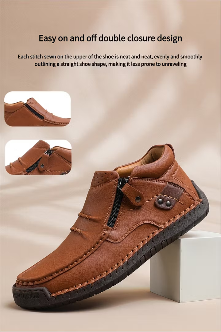 Orthotic Shoes Double Closure Detail