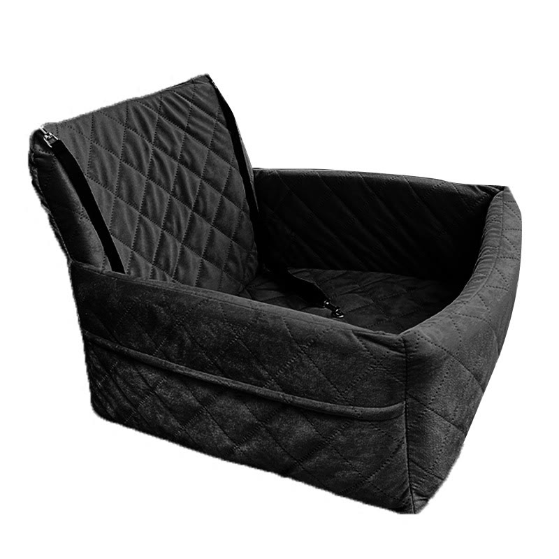 Heeipaw Travel  Dog Car Bed – Washable Travel Bed for Dogs - Black - 45*45*35cm - image 5
