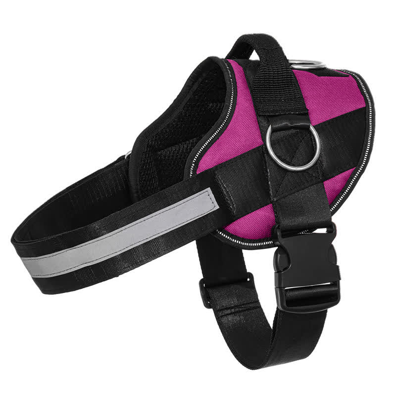 Heeipaw No-Pull Dog Harness & Leash Set – Breathable Reflective Adjustable Walking Vest - Rose - 2XL - image 13