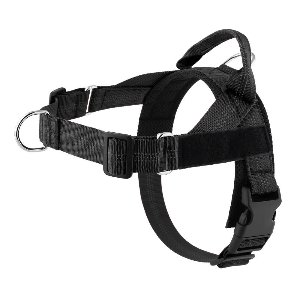 Heeipaw No-Pull Dog Harness – Adjustable Vest Harness for Medium & Large Dogs, Comfortable Walking & Outdoor Control - Black - XL - image 14