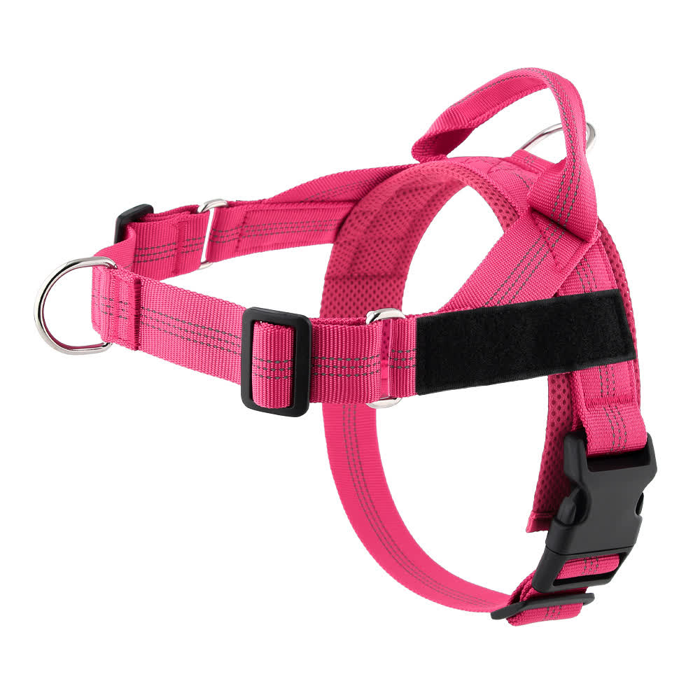 Heeipaw No-Pull Dog Harness – Adjustable Vest Harness for Medium & Large Dogs, Comfortable Walking & Outdoor Control - Rose - XL - image 11
