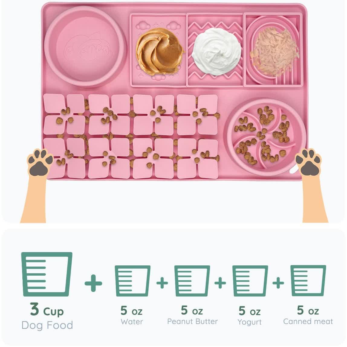 Heeipaw Silicone Lick Mat For Dogs & Cats – Slow Feeder Bowl With Anti-slip Design For Healthy Feeding - image 7