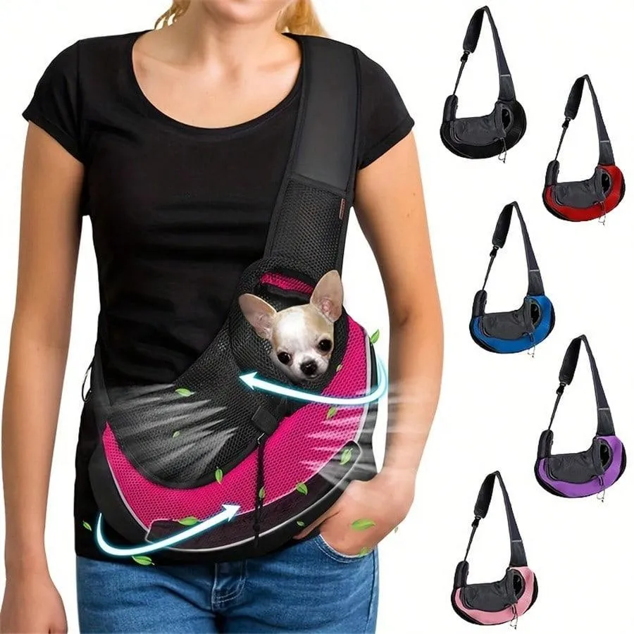 Heeipaw breathable dog sling carrier