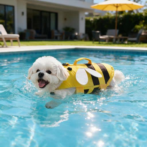 Heeipaw Dog Life Jacket for Small & Medium Dogs, Adjustable Pet Swimming Vest - image 6