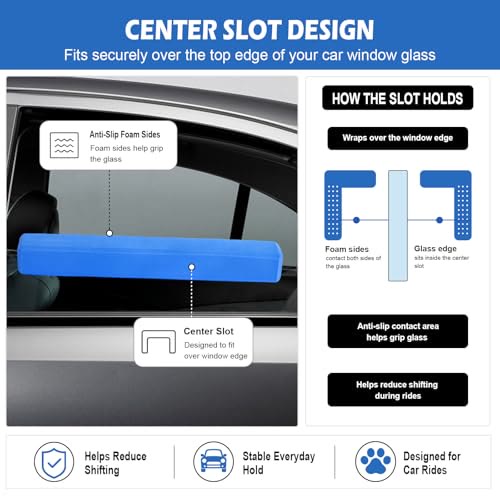 Heeipaw Dog Car Window Chin Rest – Soft Padded Window Sill Protector for Comfortable Car Rides - image 7