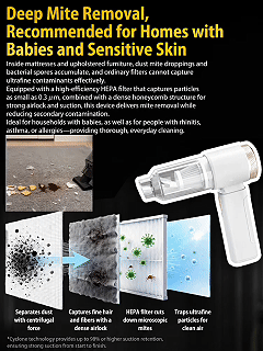 🌪️⚡ 32,000 Pa storm-force suction erases all dirt instantly!