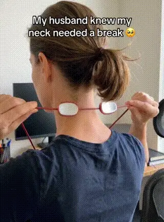 Wearable Heating Neck Massager Demonstration