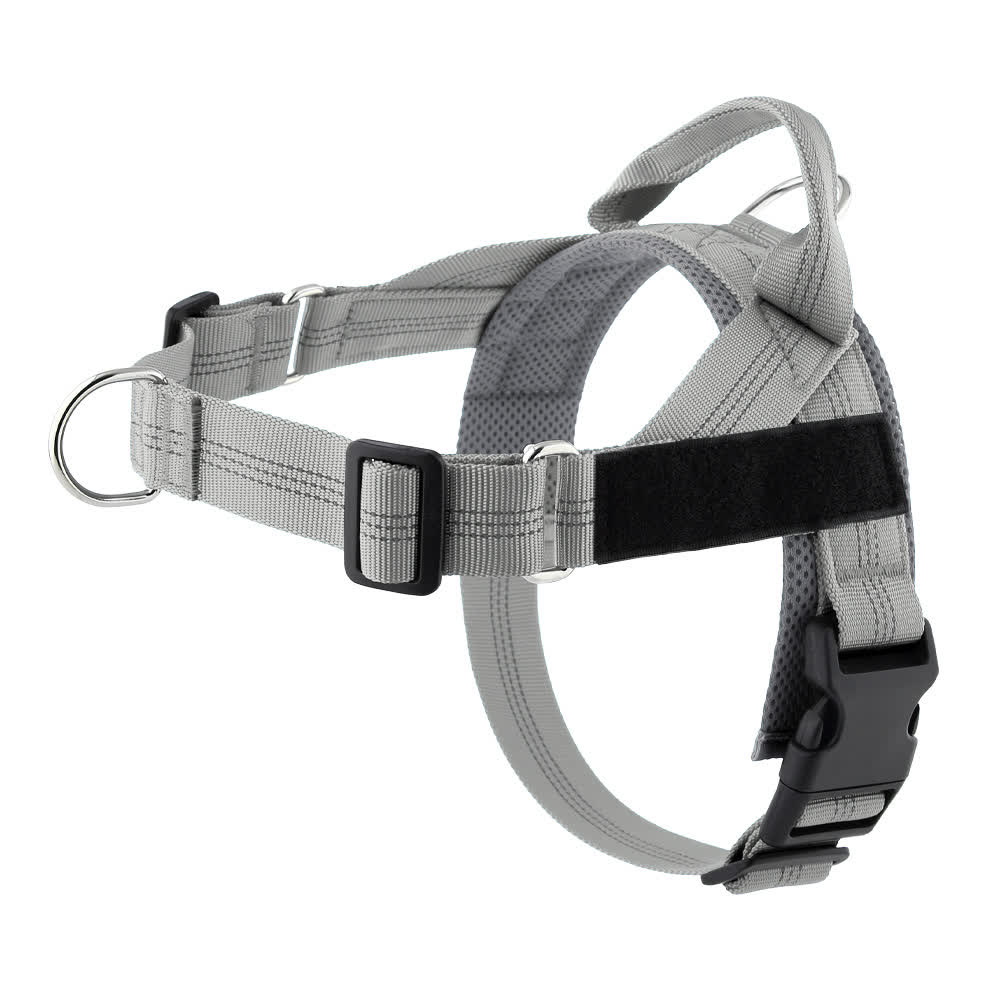 Heeipaw No-Pull Dog Harness – Adjustable Vest Harness for Medium & Large Dogs, Comfortable Walking & Outdoor Control - Grey - XL - image 12
