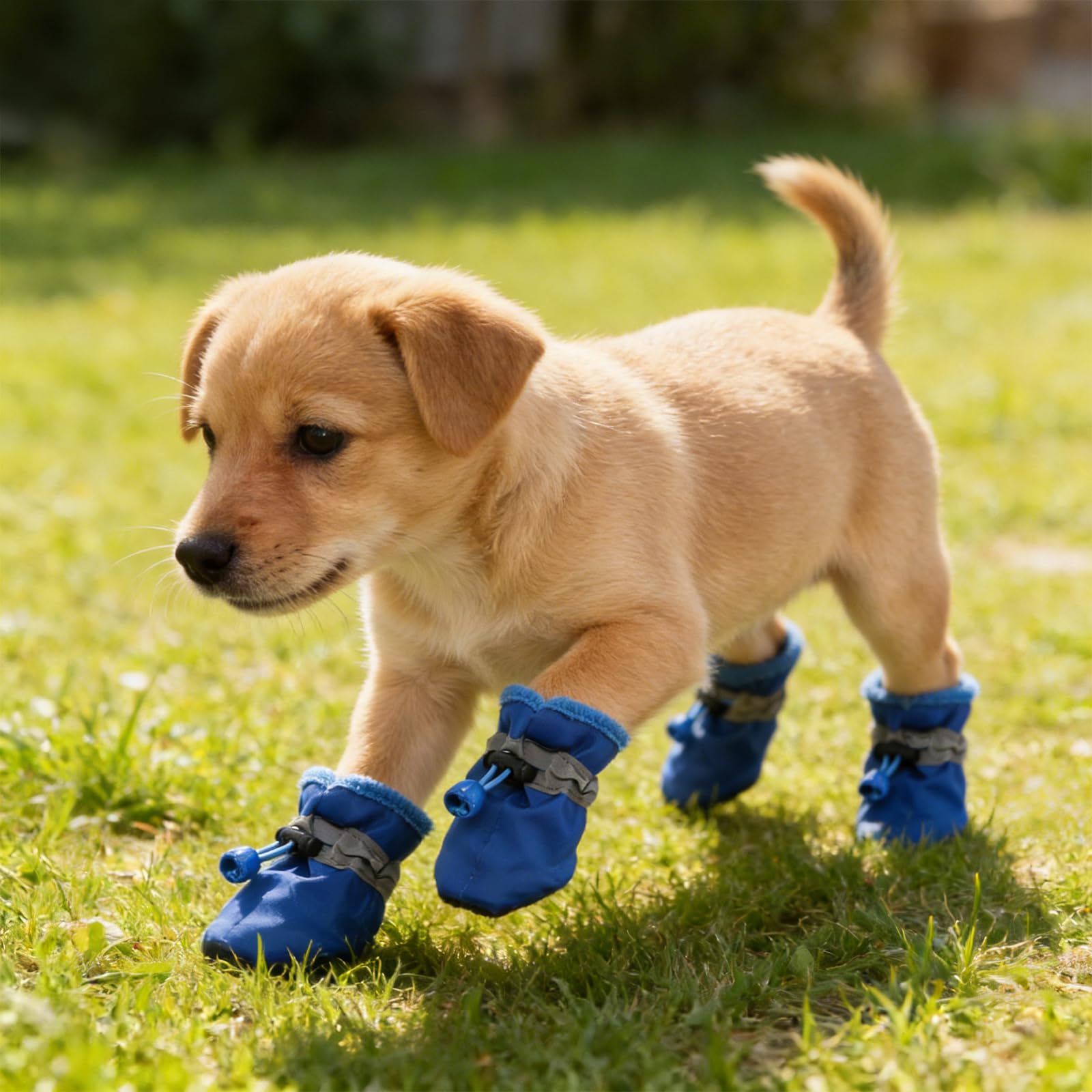Heeipaw Waterproof Dog Boots – Reflective Anti-slip Paw Protection Shoes
