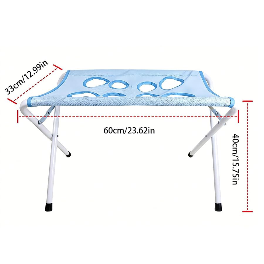 Heeipaw Foldable Pet Bathing Stand, Hands-Free Dog Grooming Support Rack for Cats & Dogs, Home Bathing & Care