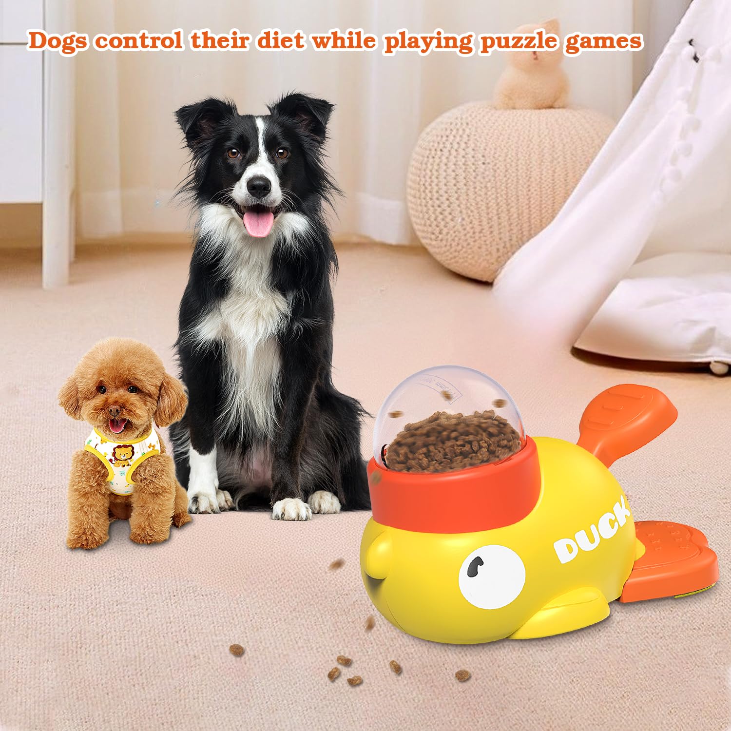Heeipaw Interactive Treat Toy – Smart Food Dispensing Toy for Cats & Dogs