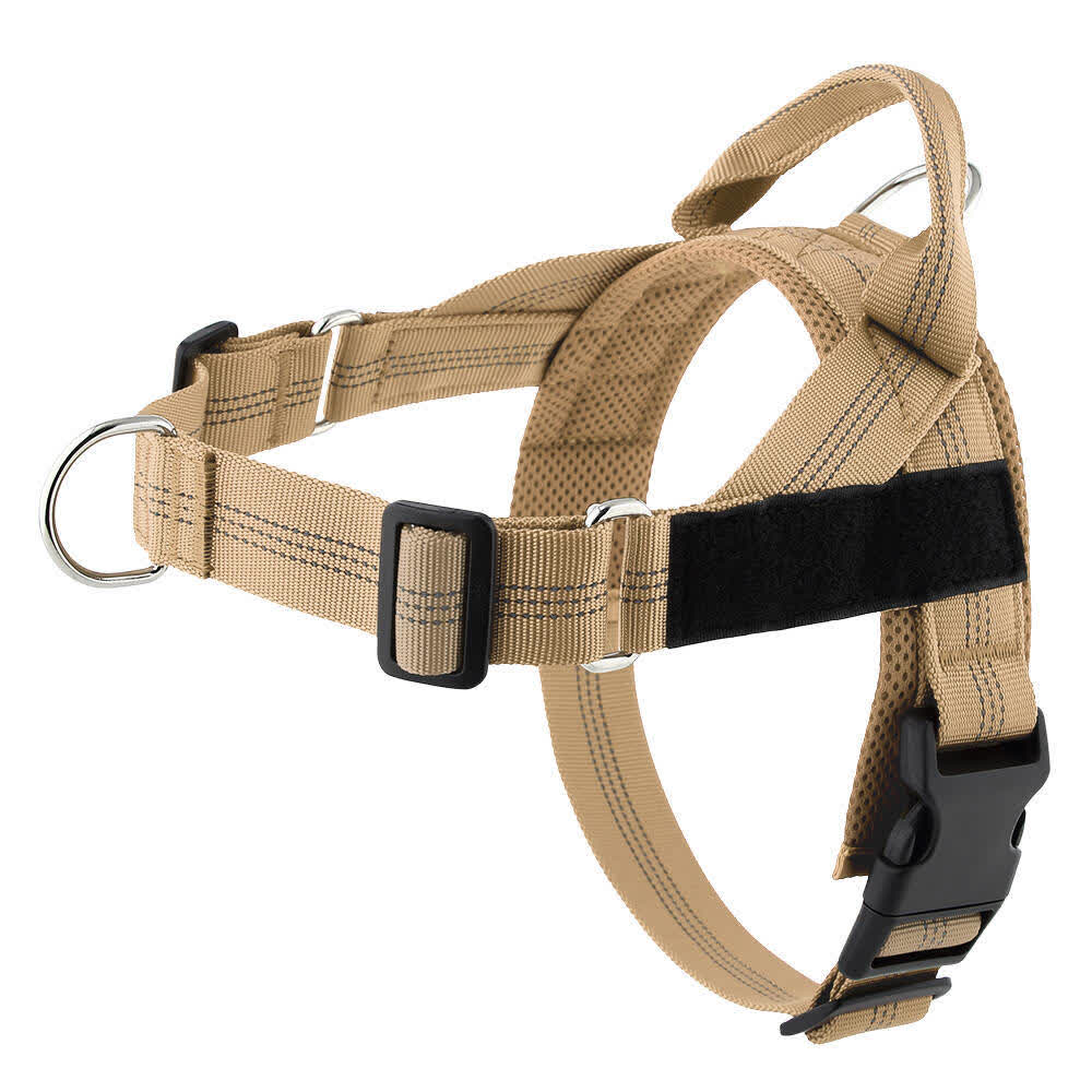 Heeipaw No-Pull Dog Harness – Adjustable Vest Harness for Medium & Large Dogs, Comfortable Walking & Outdoor Control - Brown - XL - image 17