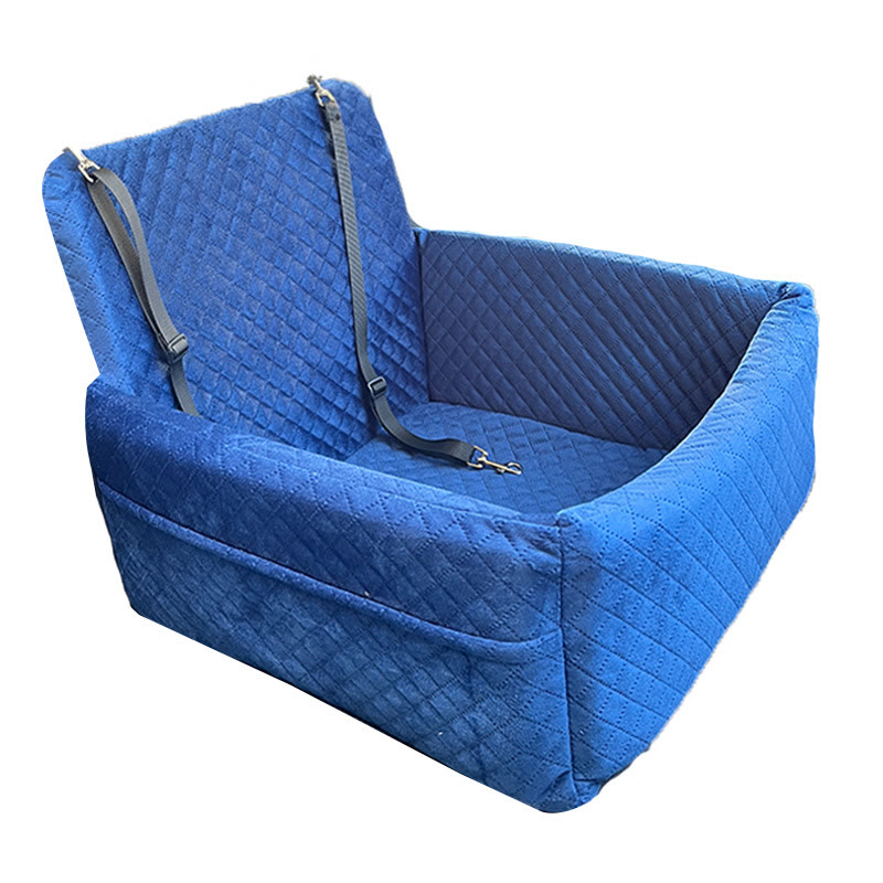 Heeipaw Travel  Dog Car Bed – Washable Travel Bed for Dogs - Royal Blue - 45*45*35cm - image 11