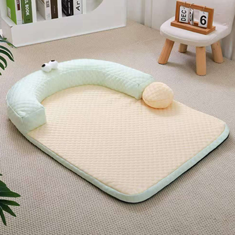 Heeipaw Summer Cooling Pet Bed, Breathable Cooling Pad for Dogs and Cats, Soft Sleeping Mat for Indoor Kennel, Crate & Home - Light Green - XL - image 9