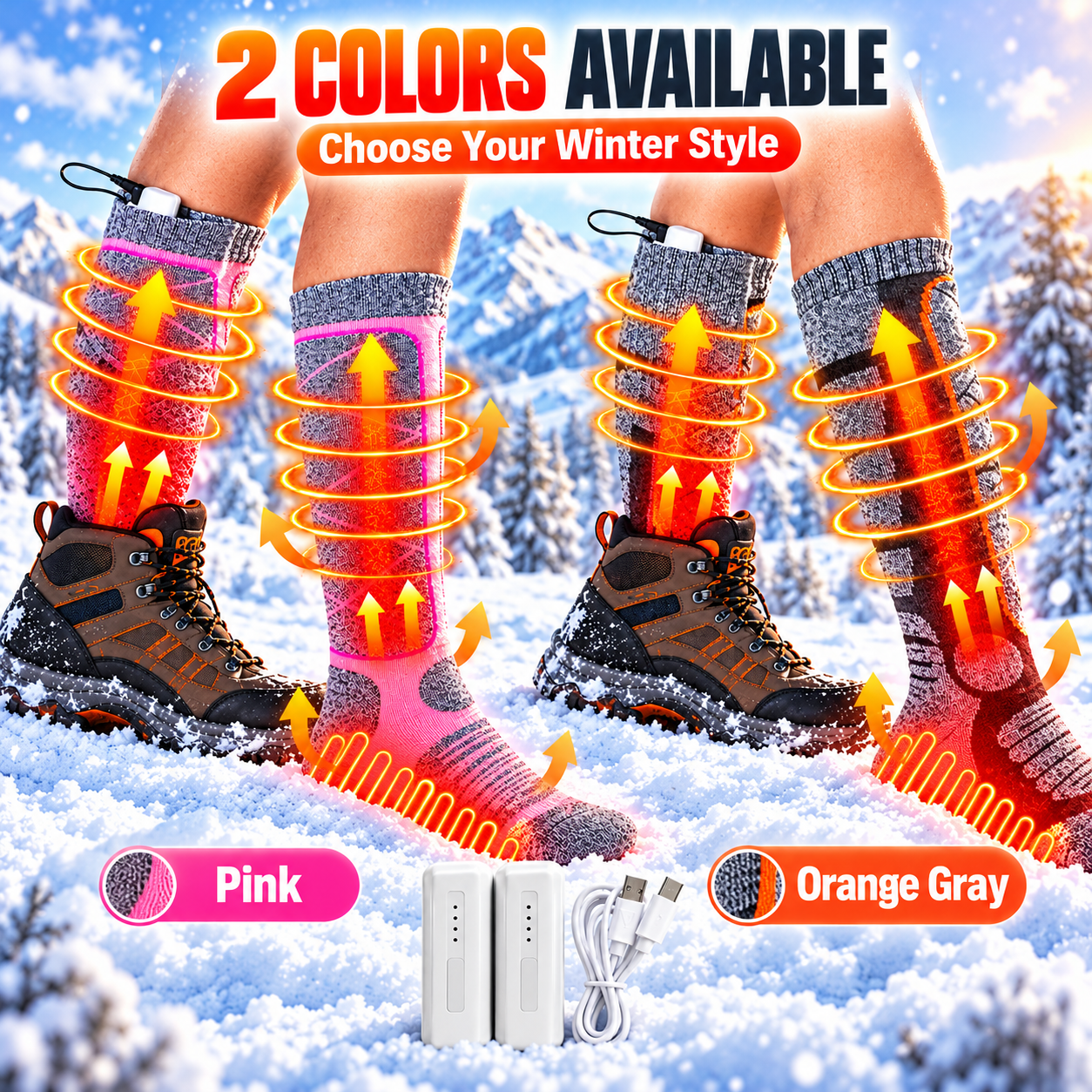 Four Adjustable Heating Levels and Rechargeable Battery Controller
