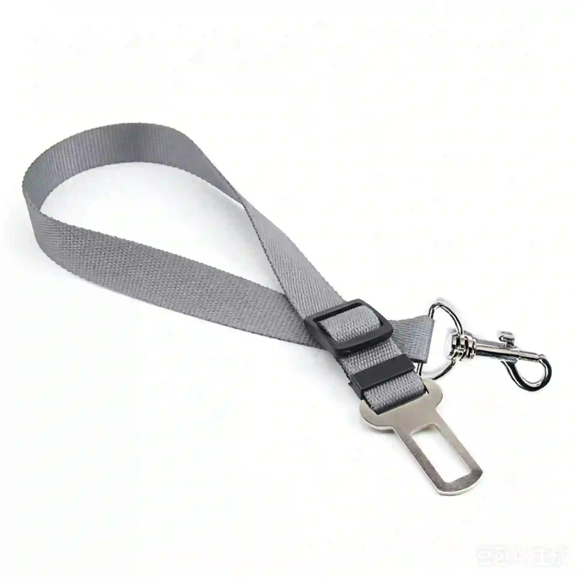  Heeipaw Dog Car Safety Belt with Adjustable Leash - Grey - 2.5cm Wide - image 9