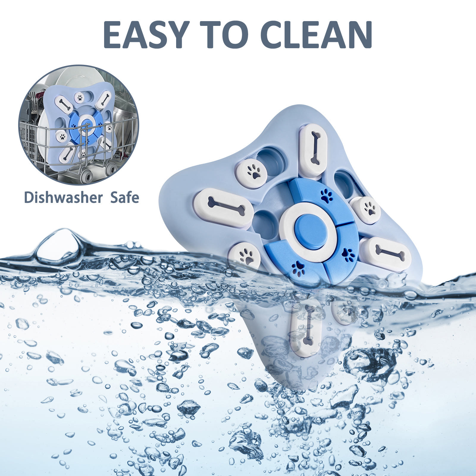 Heeipaw Interactive Dog Puzzle Toy – Treat Dispensing Slow Feeder Toy for Dogs, Mental Stimulation & Boredom Relief - image 6