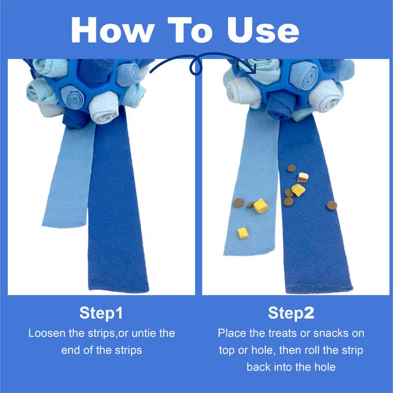 Heeipaw Dog Snuffle Ball Toy - Chewable Interactive Toy, Calming Puzzle Slow Feeder Snack Dispenser for Small Dogs, Anxiety Reli - image 6