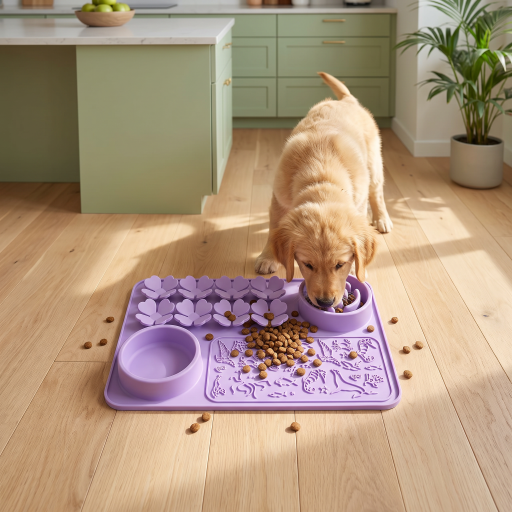 Heeipaw Silicone Lick Mat Slow Feeder For Dogs & Cats | Interactive Feeding Bowl - image 5