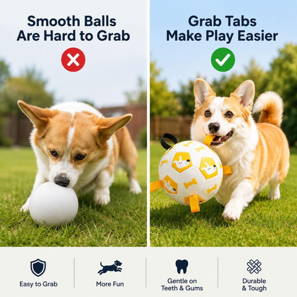 Heeipaw PlayPaw Interactive Dog Football Toy – Durable Fetch & Training Ball for Dogs - image 6