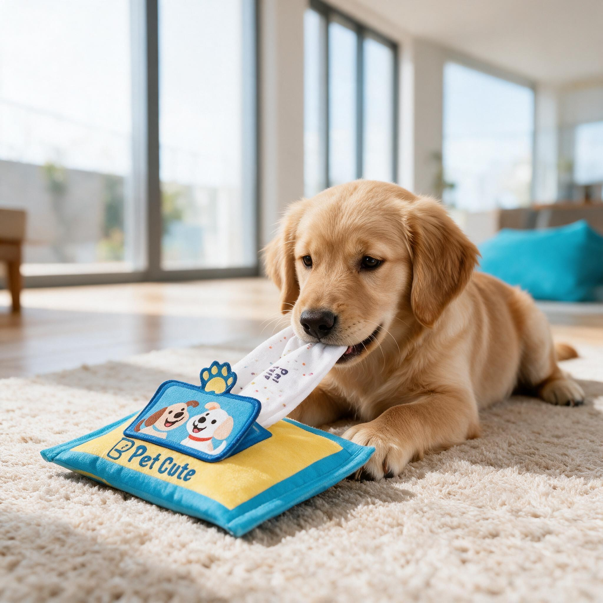 Heeipaw Interactive Snuffle Toy, Treat Dispenser Puzzle Toy for Dogs, Mental Stimulation Training - Blue - image 3
