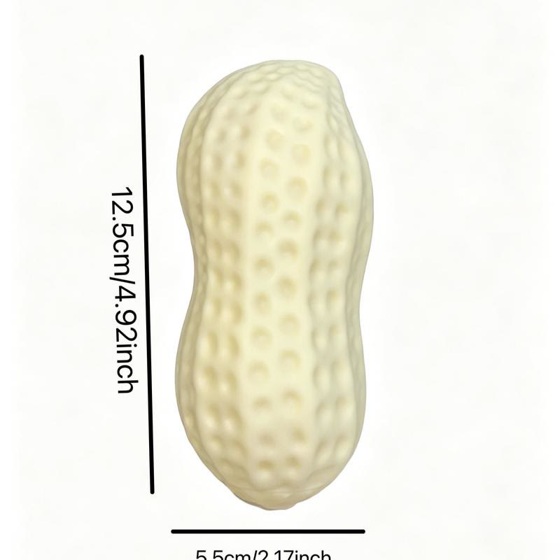 Durable Dog Toy For Heeipaw Chewing, Sound-activated Peanut Shape, Interactive Chew, Long-lasting Design Toy For Dogs' Dental Health & Entertainment, Interactive Tough Chewer - image 3