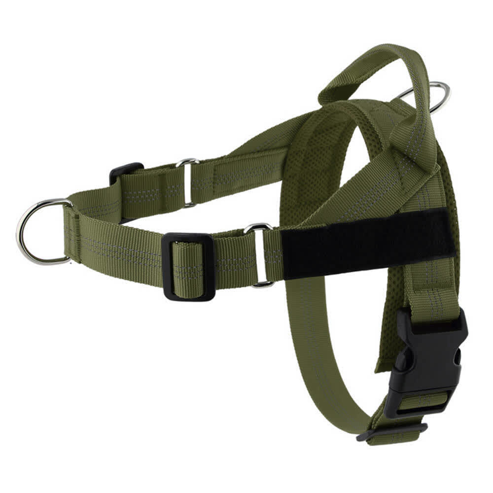 Heeipaw No-Pull Dog Harness – Adjustable Vest Harness for Medium & Large Dogs, Comfortable Walking & Outdoor Control - Army Green - XL - image 16