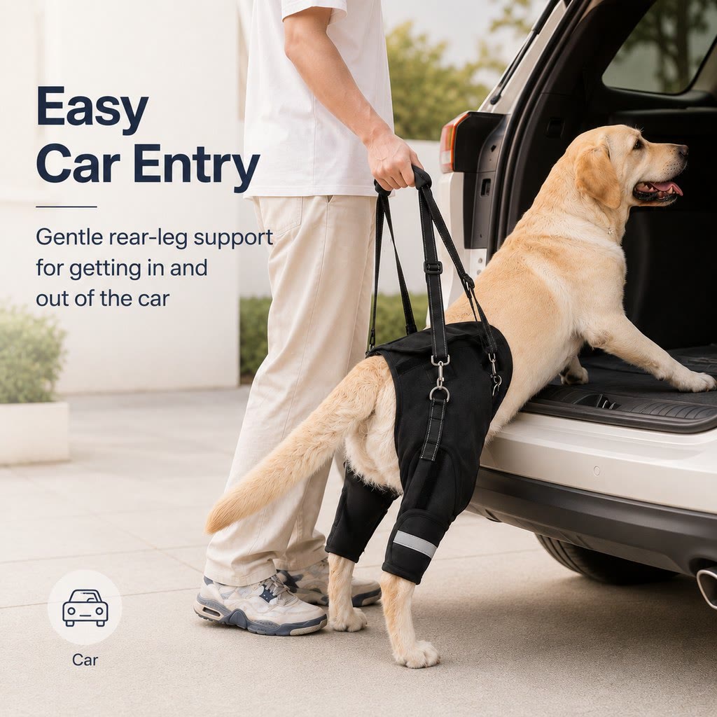 Heeipaw Mobility Support Dog Harness – Rear Leg Lift Aid For Senior & Recovery Dogs - image 3