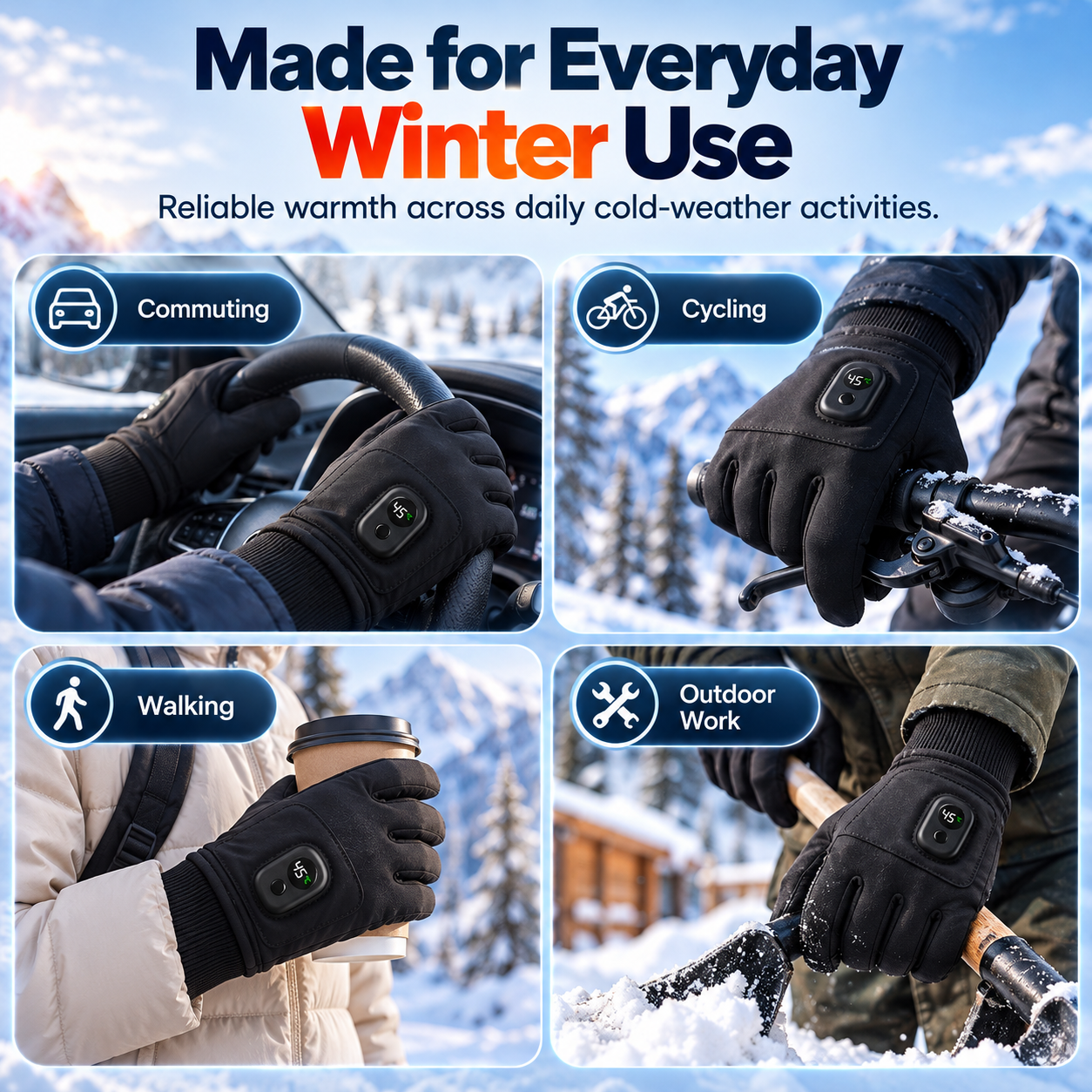 Heated gloves product detail image 15