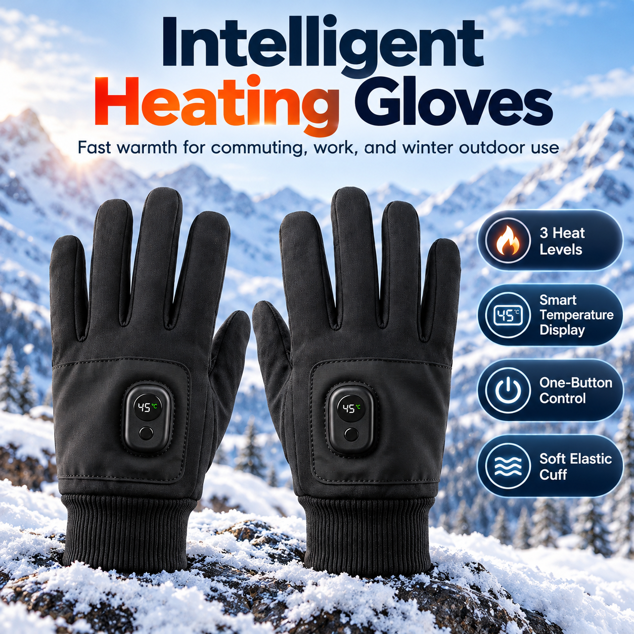 Heated gloves product detail image 25