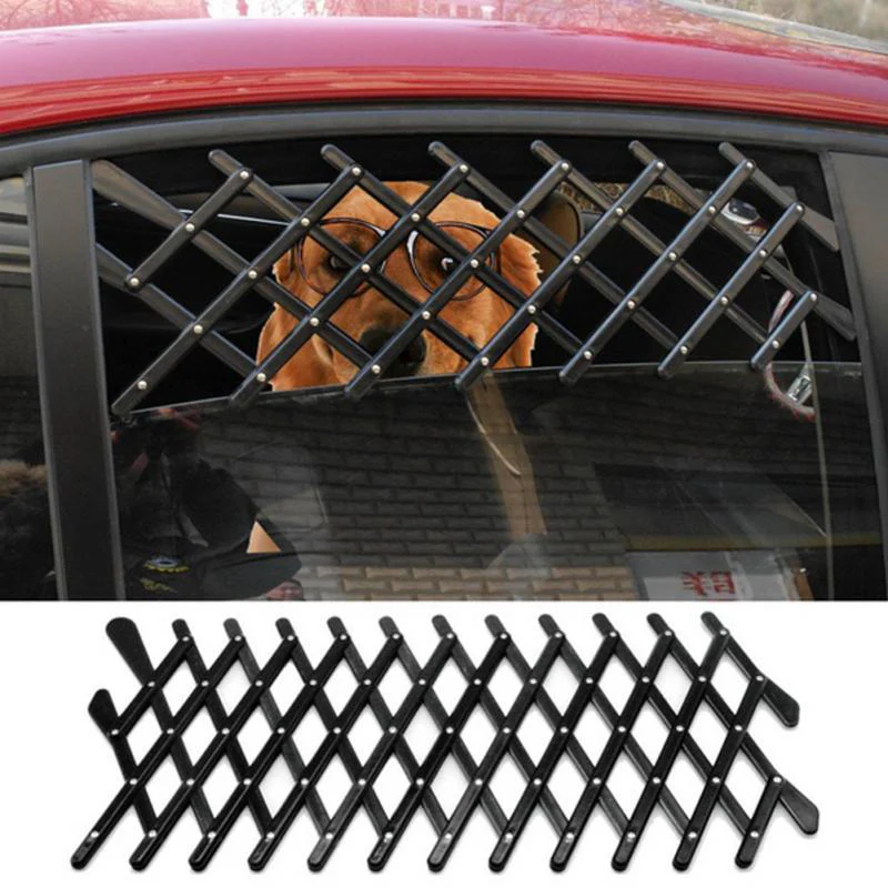 Heeipaw Adjustable Car Window Pet Barrier for Dogs & Cats