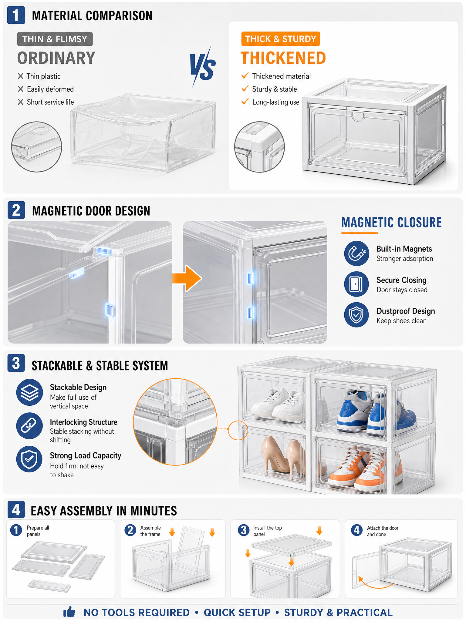 Shoe Storage Boxes