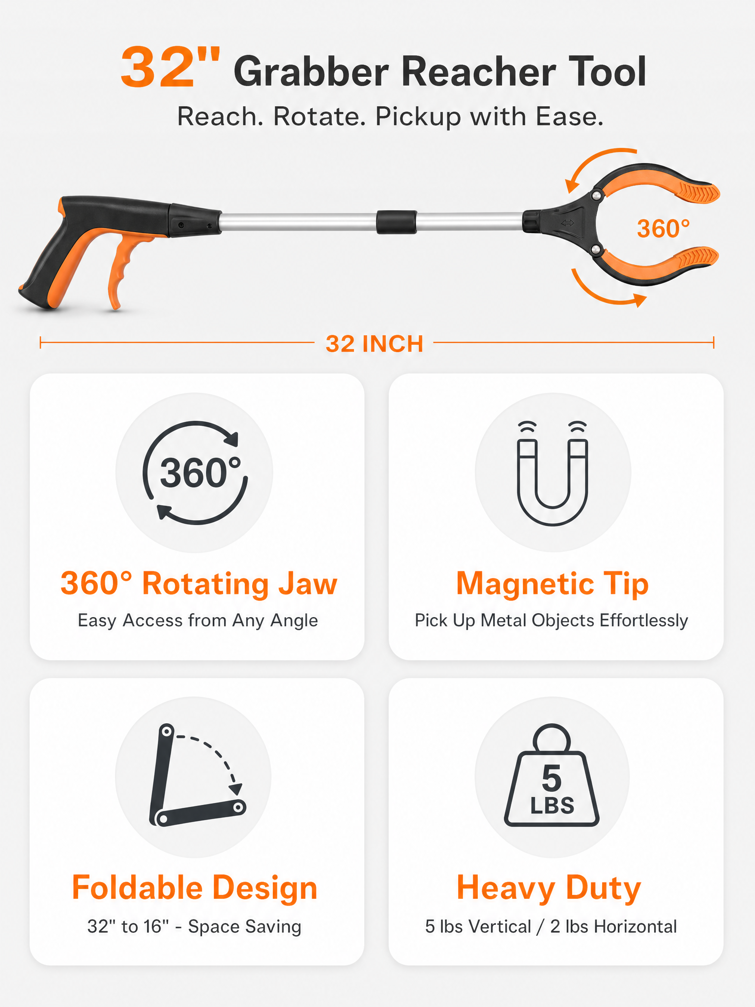 Grabber Reacher Tool