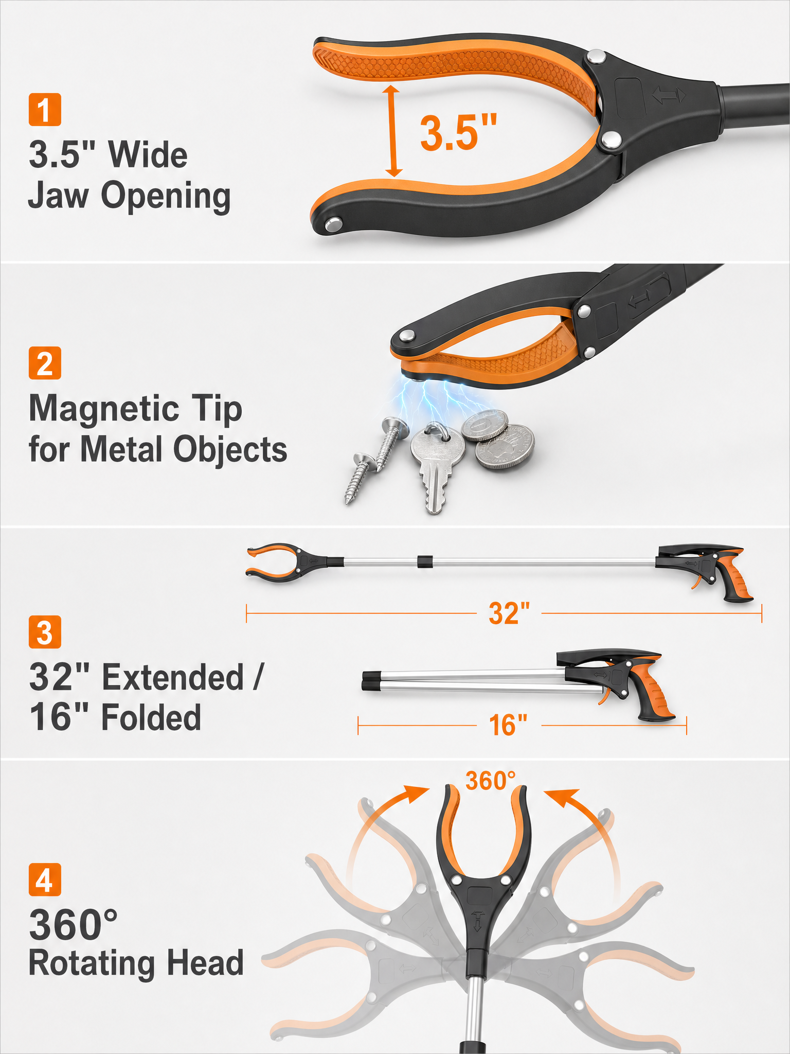 Grabber Reacher Tool